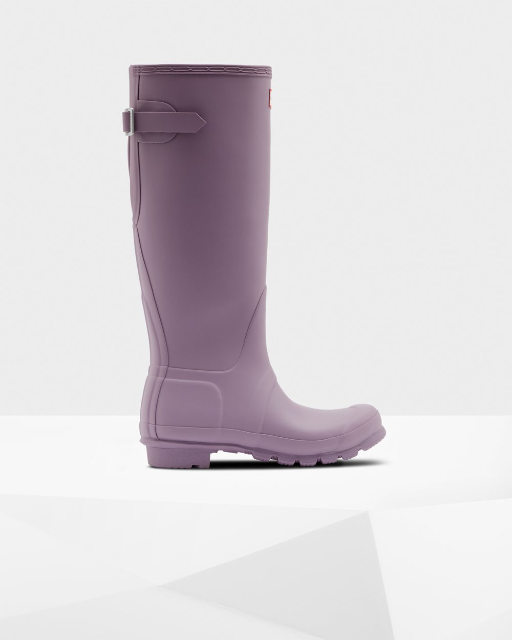 Bottes Hautes de Pluie Hunter Original Back Adjustable Femme Violette YRWIMAB-52